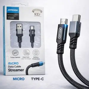 كابل Joyroom Streamer للشحن ونقل البيانات – Micro USB / Type-C