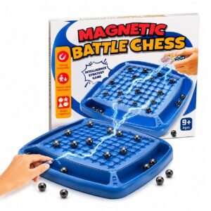 لعبة الشطرنج المغناطيسية التفاعلية Magnetic Battle Chess – لعبة ذكاء واستراتيجية للأطفال والكبار